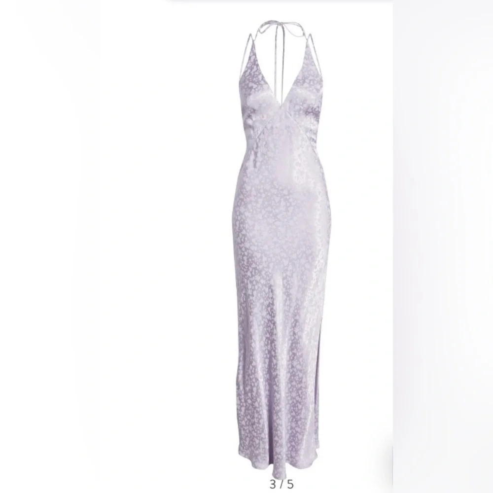 NEW TOPSHOP Heart Jacquard Satin Slip Dress Size 8 NWOT - Picture 4 of 10